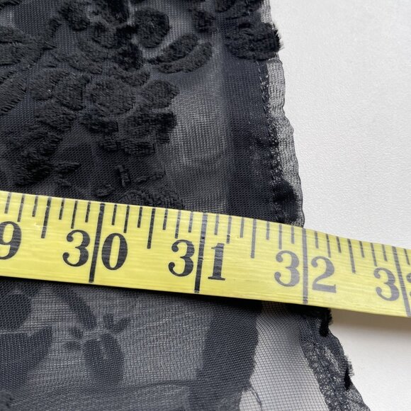 VTG Y2K Betsey Johnson Velvet Burnout Mini Dress Size 4 (Today's 0) Whimsigoth - Picture 11 of 13